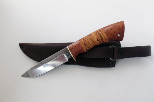 Нож Гепард (малый) сталь 95Х18 (нерж.) след ковки - работа мастерской кузнеца Марушина А.И.